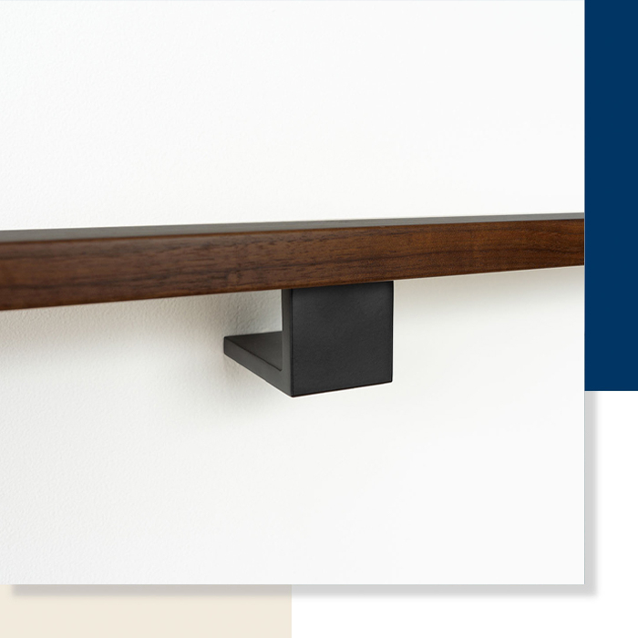 Modern, Wall-mounted Handrail Brackets & Architectural Stair Hardware ...